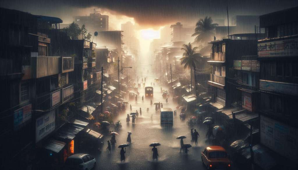 heavy rainfall