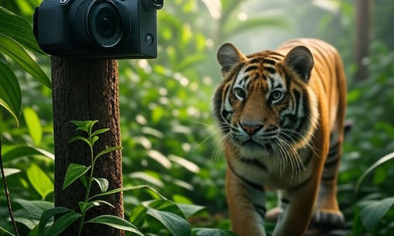 एआयचे कॅमेरे देणार वाघ आल्याचा अलर्ट AI Enabled Camera in Tadoba