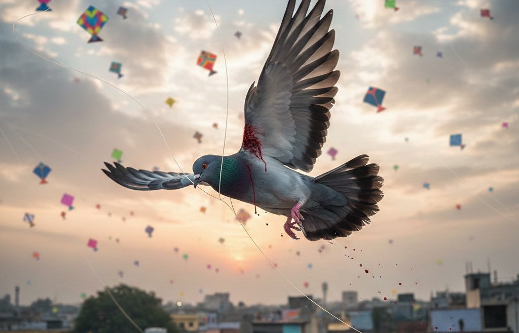 मृत्यूचा सापळा ठरलेल्या नायलॉन मांजावर संपूर्ण बंदी घालण्याची मागणी Ban on Nylon Manja