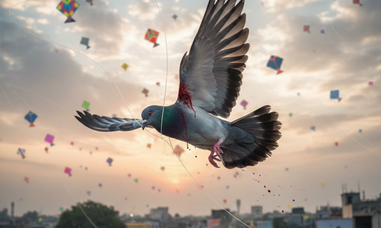 मृत्यूचा सापळा ठरलेल्या नायलॉन मांजावर संपूर्ण बंदी घालण्याची मागणी Ban on Nylon Manja