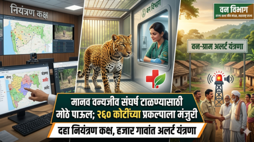 वन्य प्राण्यांच्या हालचालीवर राहणार ‘एआय’ ची नजर AI Cameras to Monitor Wildlife Movement