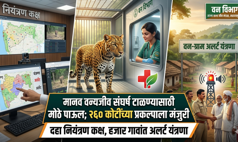 वन्य प्राण्यांच्या हालचालीवर राहणार ‘एआय’ ची नजर AI Cameras to Monitor Wildlife Movement