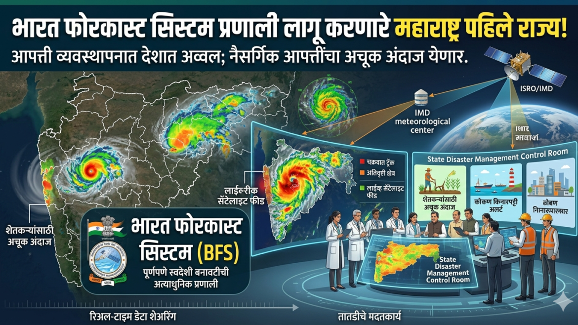 ‘भारत फोरकास्ट सिस्टम’ प्रणाली लागू करणारे महाराष्ट्र पहिले राज्य! Bharat Forecast System