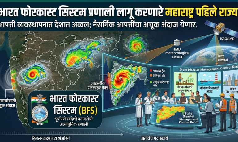 ‘भारत फोरकास्ट सिस्टम’ प्रणाली लागू करणारे महाराष्ट्र पहिले राज्य! Bharat Forecast System